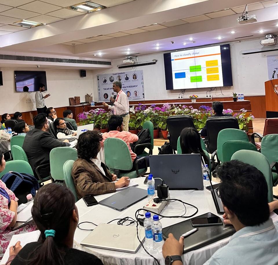 Prof. Shyam Sivasamy - delivered lecture on Sampling Methods and Questionnaire Designing and hands - on session on SPSS Software.